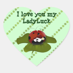 my LadyLuck Heart Sticker