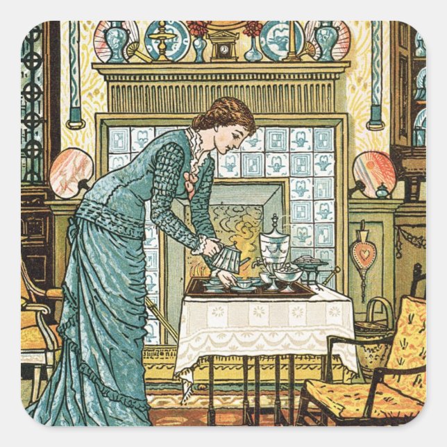 My Lady's Chamber, frontispiece to 'The House Beau Square Sticker (Front)