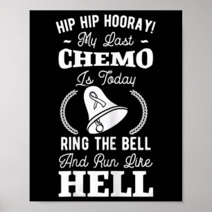 My Last Chemo Chemotherapy Cancer Awareness Surviv Poster