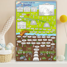 My Lenten Path to Easter Colour Your Own Kids