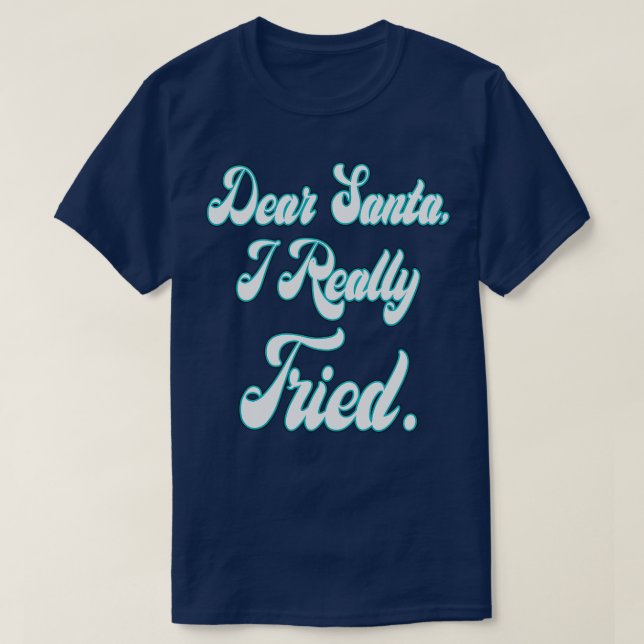 My Letter to Santa Neon T-Shirt (Design Front)