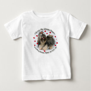 My Lhasa Apso Loves Me Baby T-Shirt