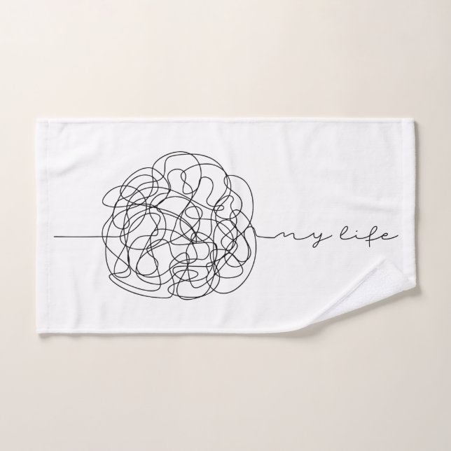 My Life Bath Towel Set (Hand Towel)