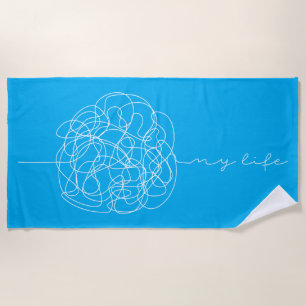 My Life Beach Towel