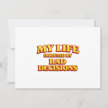 My Life Directed by Bad Decisions Movie Design