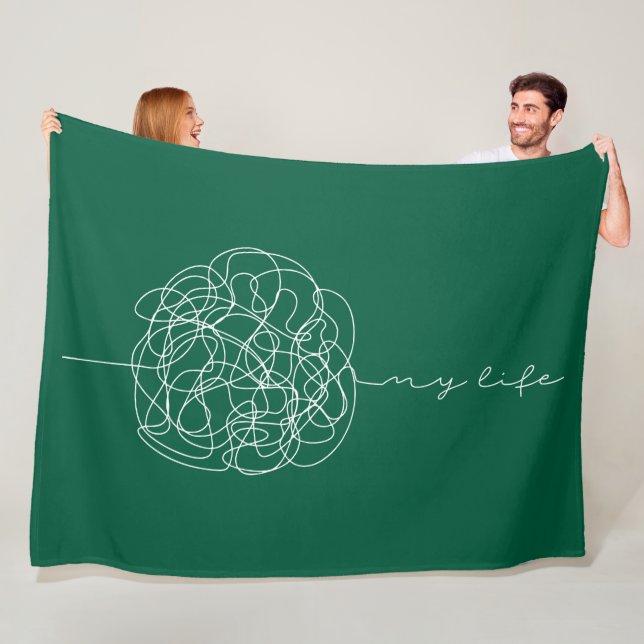 My Life Fleece Blanket (In Situ)