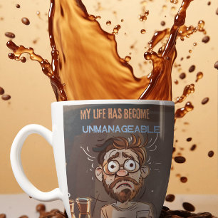 My Life Has Become Unmanageable" Personalised Mug