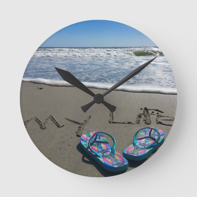 My Life In Flip Flops Wall Clock (Front)