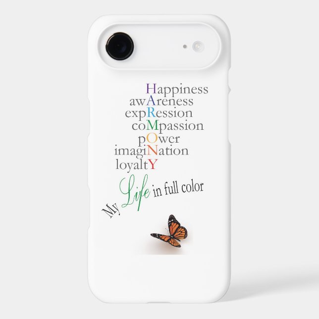 My Life in Full Colour Case-Mate iPhone Case (Back)