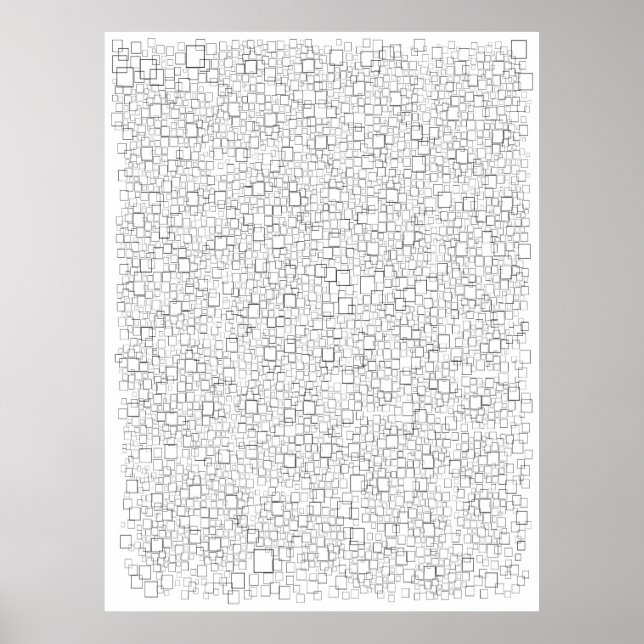 My Life In Weeks. Life Calendar. 80 years. Poster (Front)