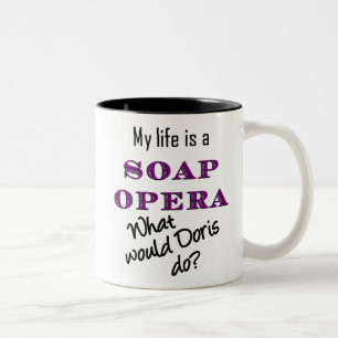 My Life is a Soap Opera Doris Mug Large