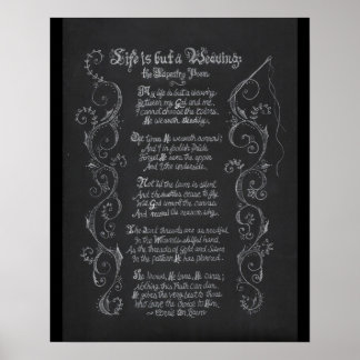 My Life is but a Weaving Poster