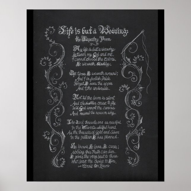 My Life is but a Weaving Poster (Front)