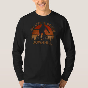 My Life Is Going Downhill Snowboarder T-Shirt