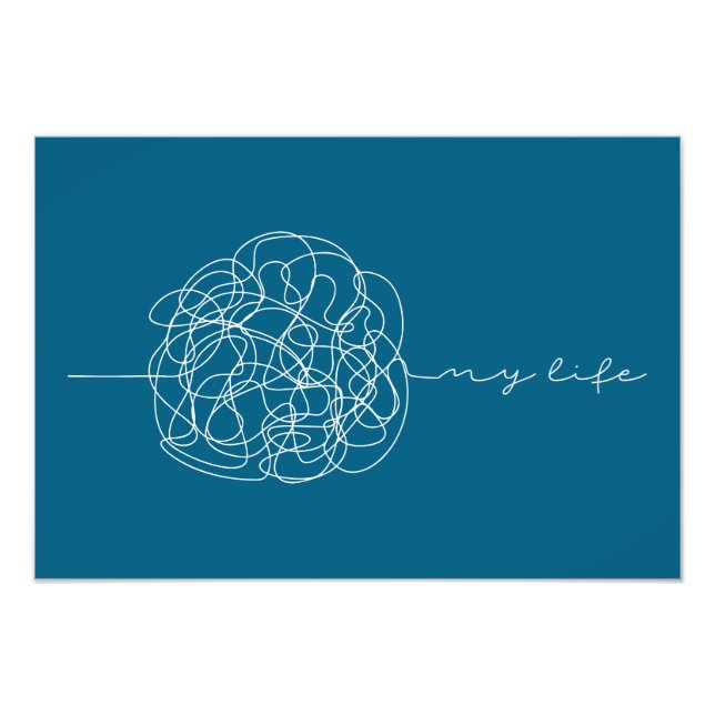 My Life Photo Print (Front)