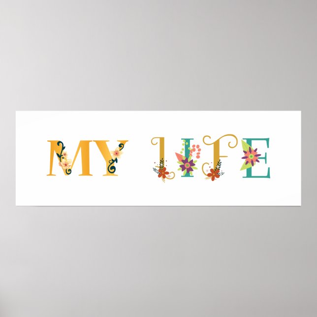 My life  poster (Front)