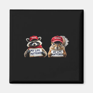 My Life Problemed Peanut Justice P-nut Squirrel Fr Magnet