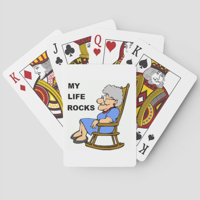 MY LIFE ROCKS PLAYING CARDS (Back)