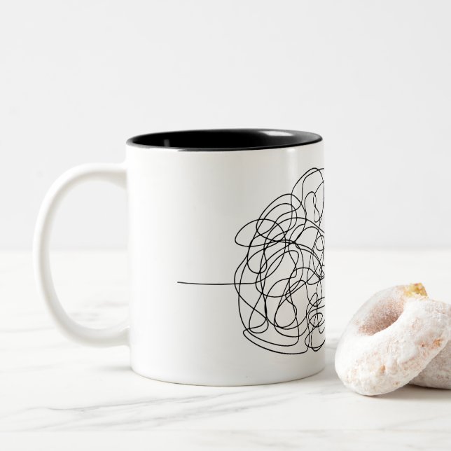My Life Two-Tone Coffee Mug (With Donut)