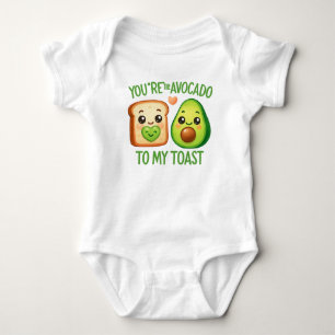 My Little Avocado Toast Cutie Baby Grow Bodysuit