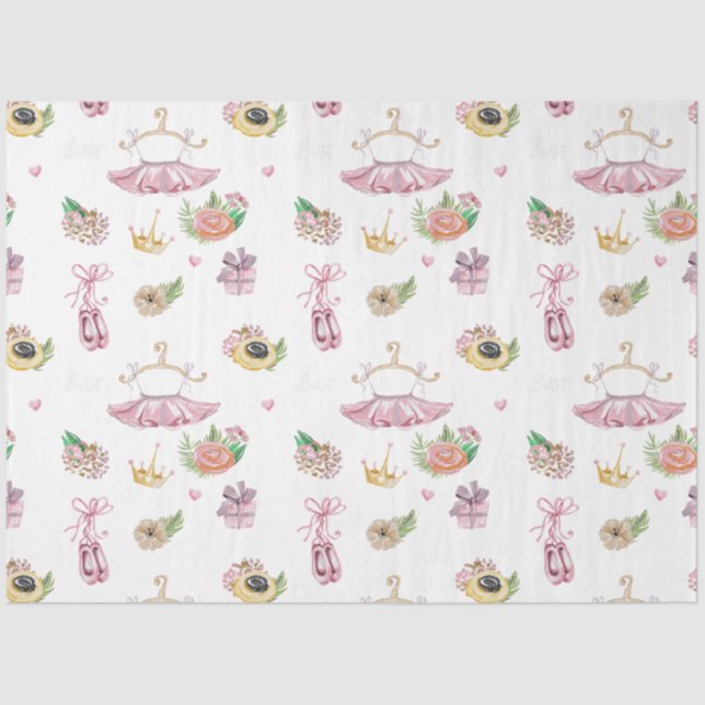 My Little Ballerina Series Design 3 Tissue Paper (Front)