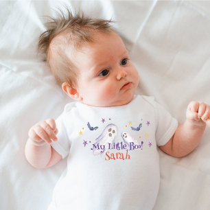 My Little Boo Baby Shower Halloween  Bodysuit