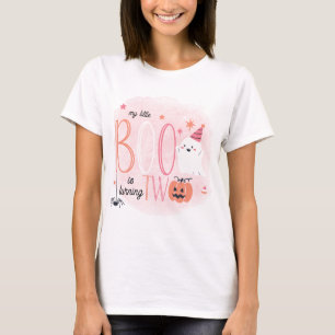 My Little Boo Is Turning Two Birthday T-Shirt