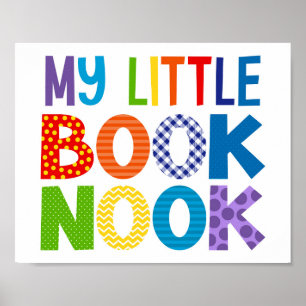 My Little Book Nook Reading Corner Poster
