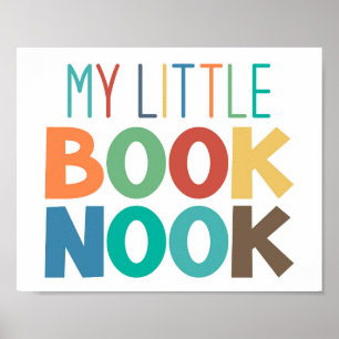 My Little Book Nook Reading Corner Poster