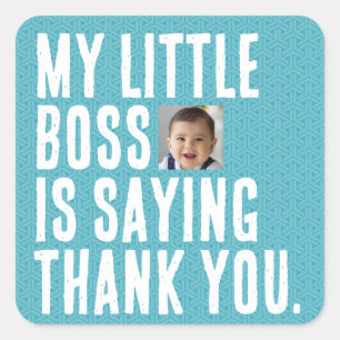 My Little Boss   Thank you Stickers