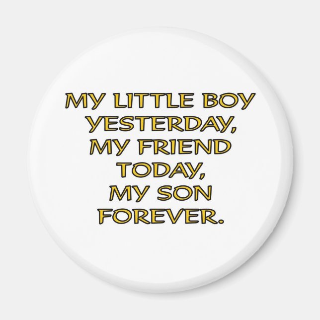 MY LITTLE BOY MAGNET (Front)