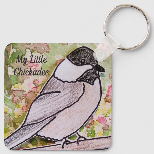 My Little Chickadee Key Ring (Back)