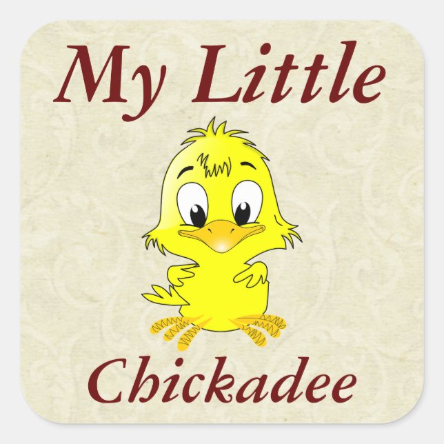 My Little Chickadee Sticker (Front)