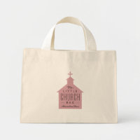 My little church bag cute pink kid's tiny tote