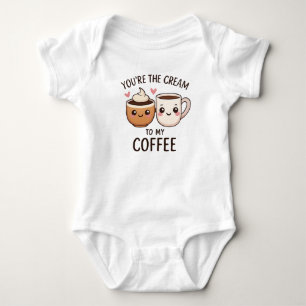 My Little Cream to My Coffee Baby Grow Bodysuit