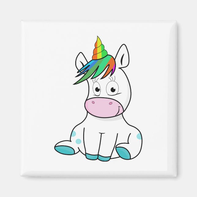 My little cute Unicorn Magnet (Front)