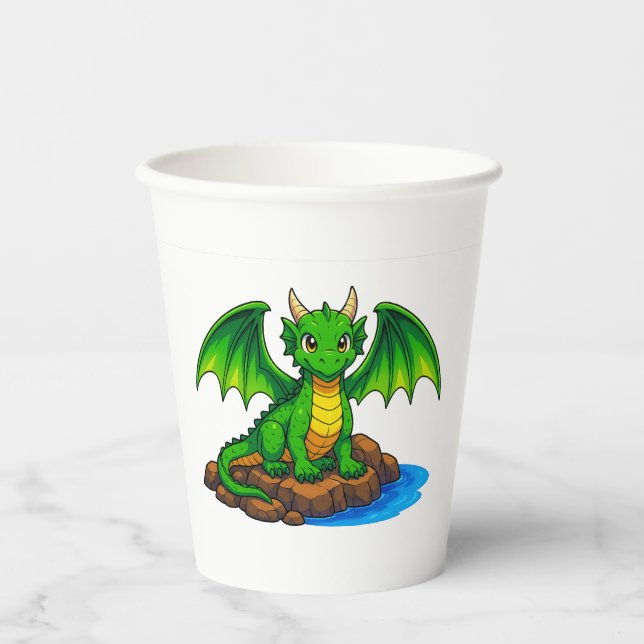 My little dragon paper cups (Front)