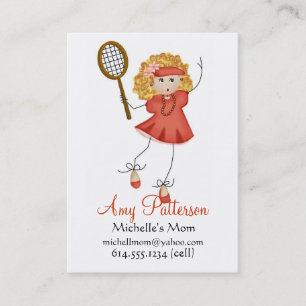 My Little Future Tennis Player Mummy Cards