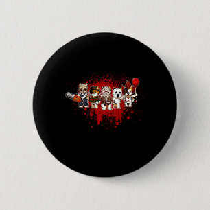 My Little Horror Crew - Halloween Calico Cat 6 Cm Round Badge