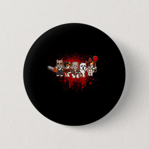 My Little Horror Crew - Halloween Calico Cat 6 Cm Round Badge