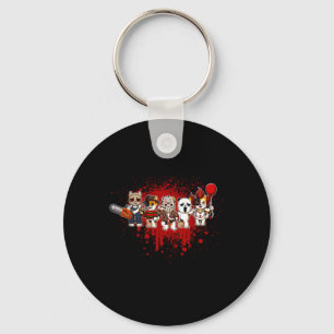 My Little Horror Crew - Halloween Calico Cat Key Ring