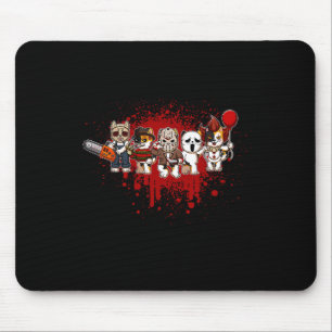 My Little Horror Crew - Halloween Calico Cat  Mouse Pad