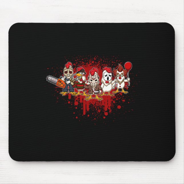 My Little Horror Crew - Halloween Chicken  Mouse Pad (Front)
