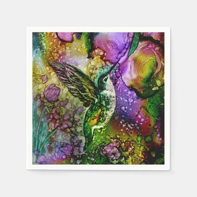 My Little Hummingbird Napkin (Front)