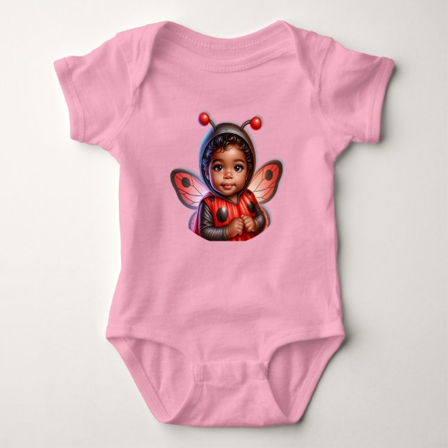"My Little Ladybug" Baby Bodysuit (Front)