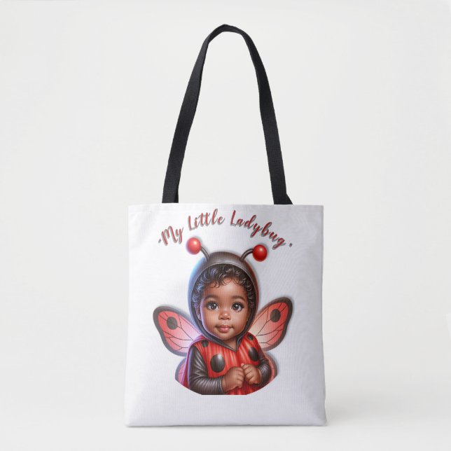 "My Little Ladybug"  Tote Bag (Front)