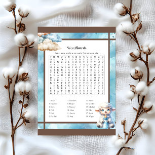 My Little Lamb_ Baby Word Search Custom Letterhead