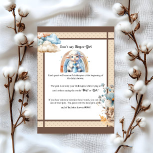 My Little Lamb_ Don't Say Custom Letterhead