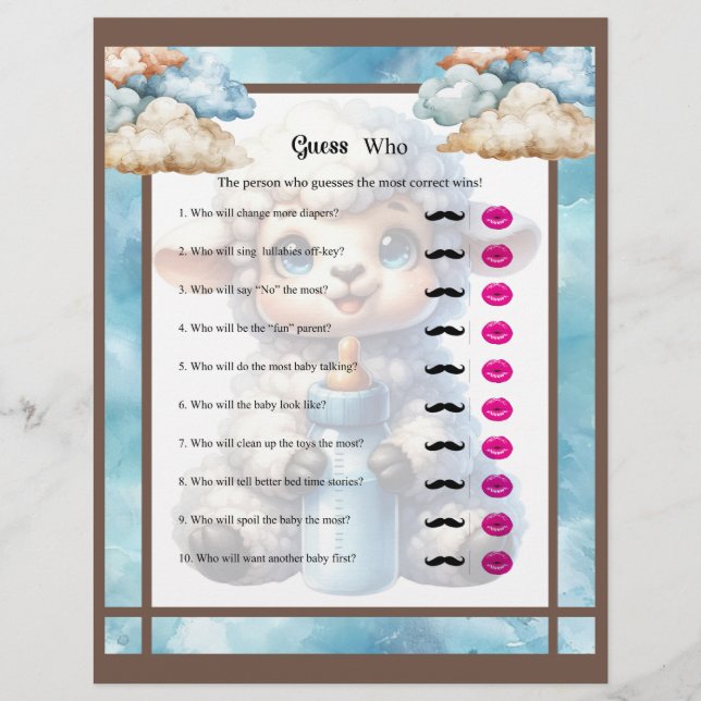 My Little Lamb_ Guess Who Custom Letterhead (Front)