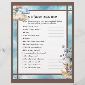 My Little Lamb_ Knows Daddy Best Game Custom Letterhead